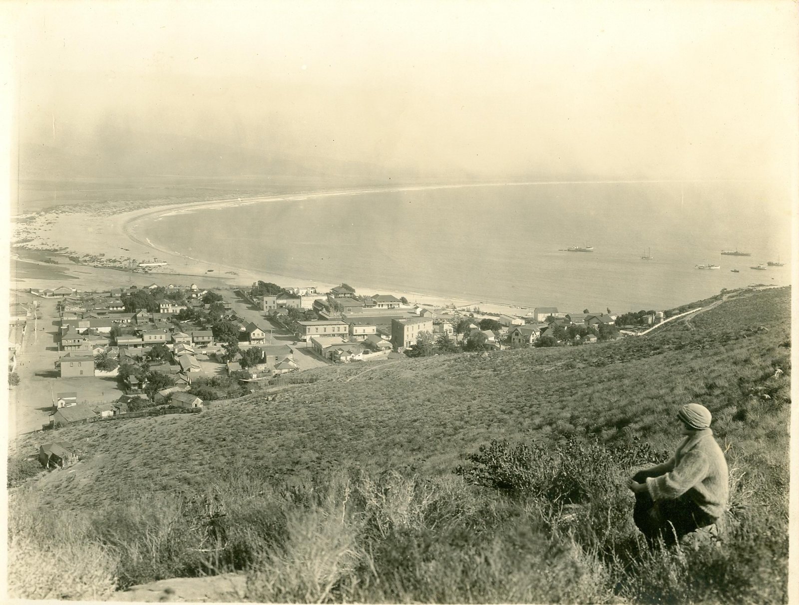 Vista panorámica de la bahía de Ensenada