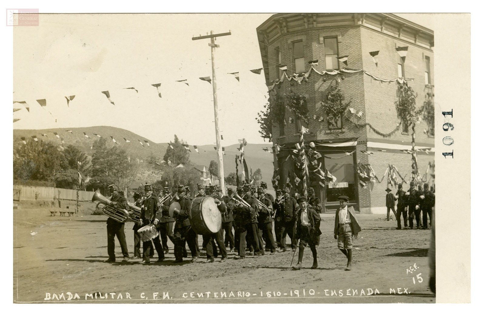 Banda Militar. Alfred Channing French, Archivo Gen. de la Nación