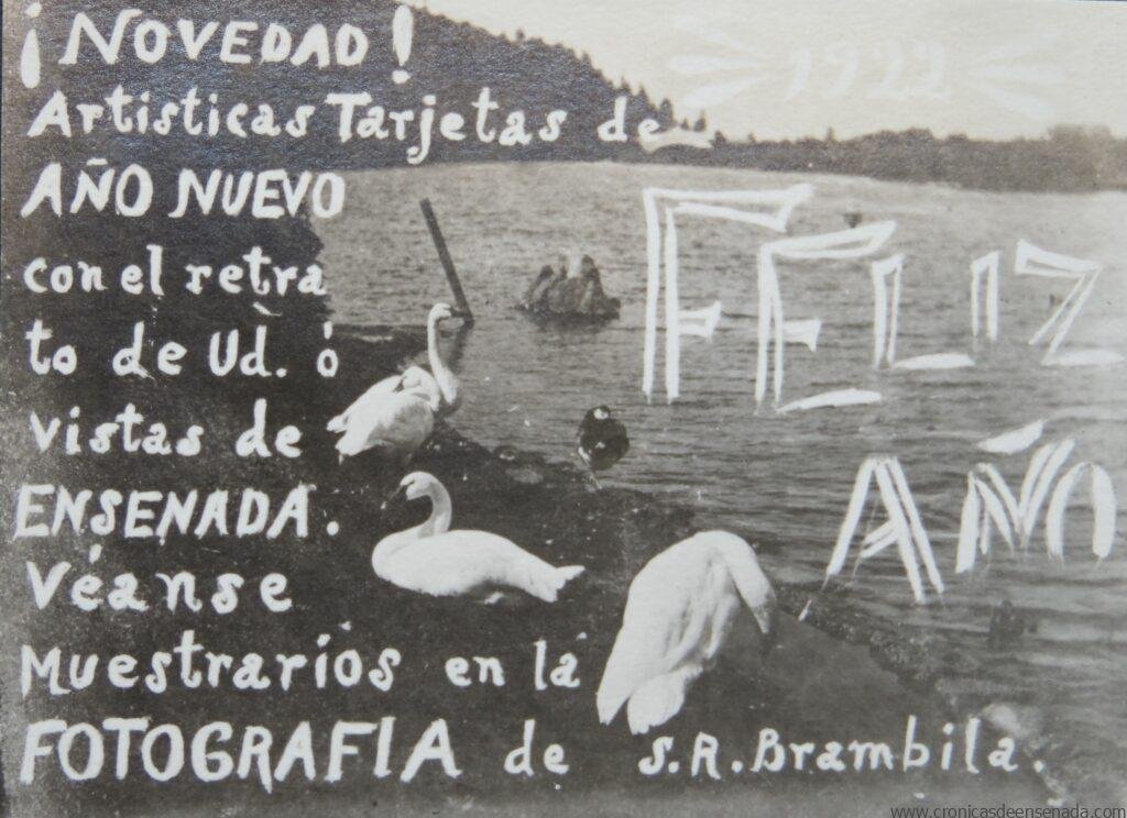 Salvador ofrece tarjetas de año nuevo personalizadas en 1922